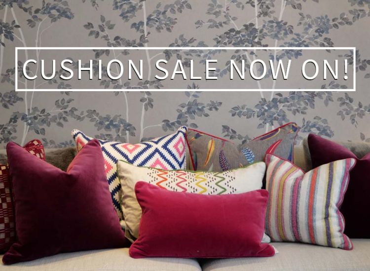 Cushion sale at The Interior Studio 2017