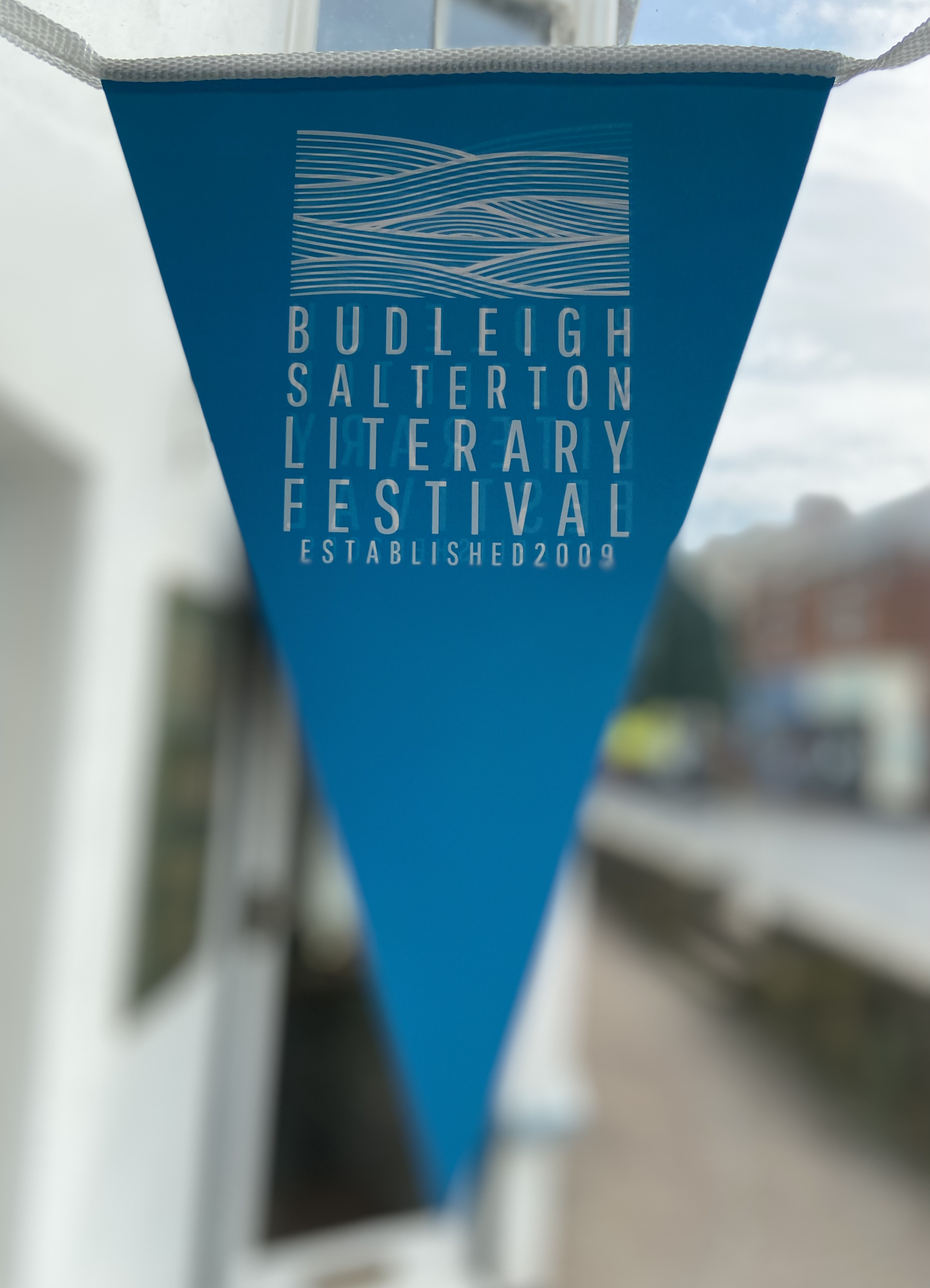 Budleigh Salterton Literary Festival 2021 Window Display